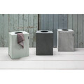 Cos de rufe, Brabantia, Pepper Black, 55 L, 29.5x40.5x54 cm, textil, negru