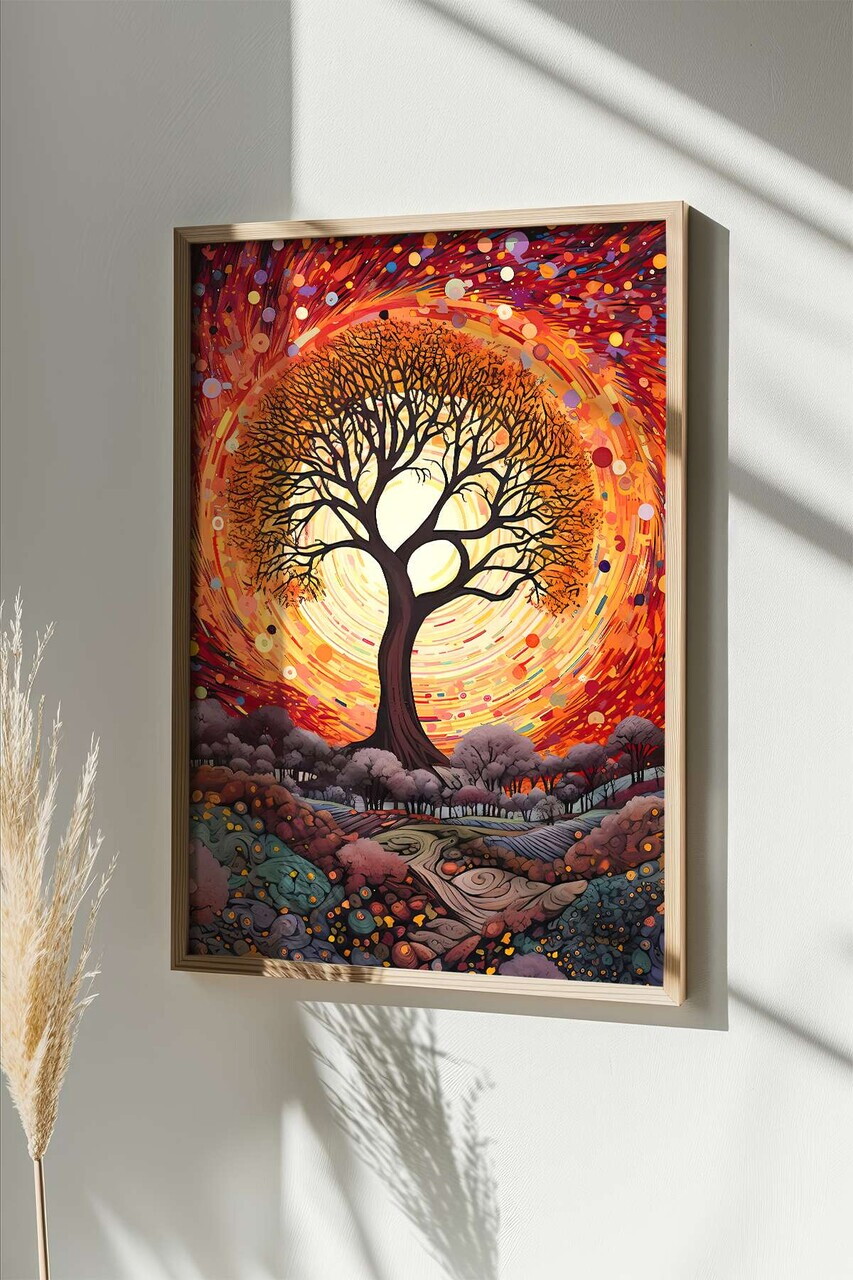 Tablou decorativ, Mscartmdl15, MDF, Multicolor — imaginea 2