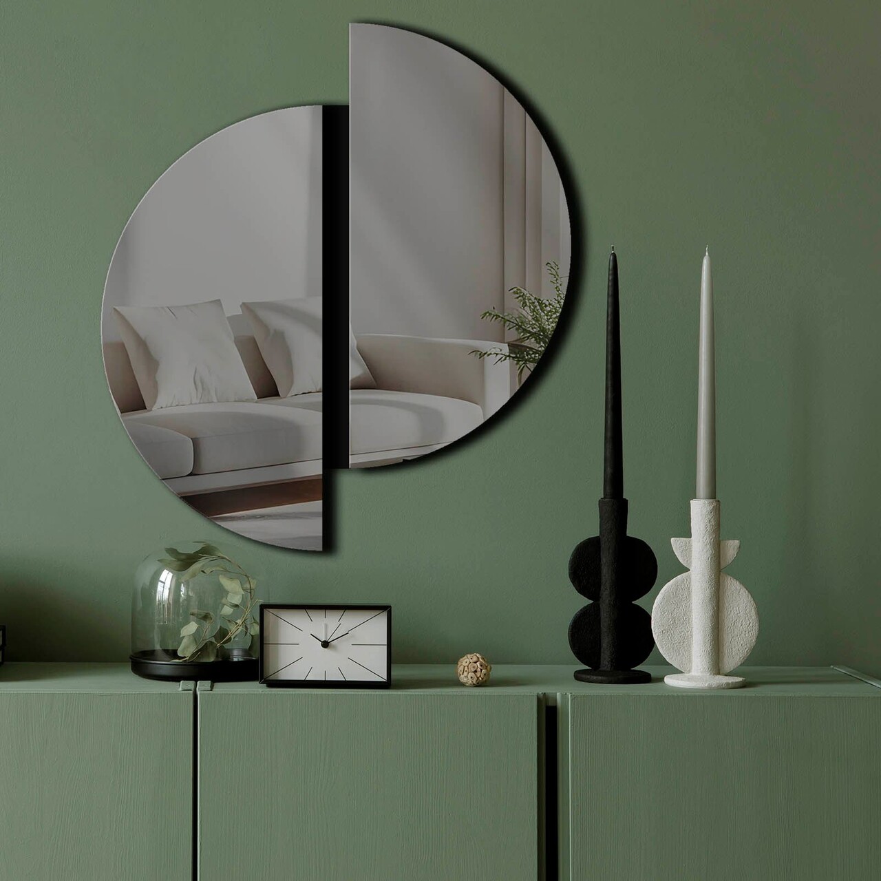 Oglinda decorativa Ozgl522 Partea de jos: 100% EVA (Grosime: 10 mm) Afumat