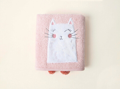Prosop pentru bebelusi, irya home, kitty, bumbac, roz