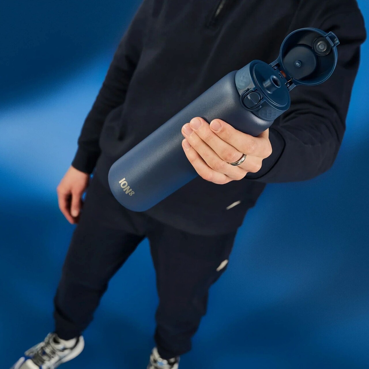 Sticla apa, inox, 920ml, Ash Navy - Ion8 - view 8