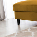 Coltar extensibil stanga 4 locuri ELTAP, Foble, 267x196x100 cm, lemn/poliester, mustar