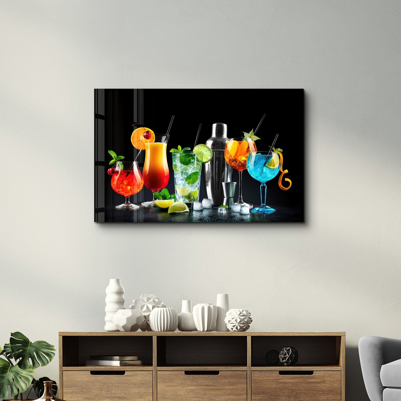 Tablou decorativ, VFT-2054, Dimensiuni: 46 x 72 cm, Multicolor - view 2