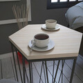 Masuta, Comforty, Cetrus, 40x62x35 cm, Stejar / Negru