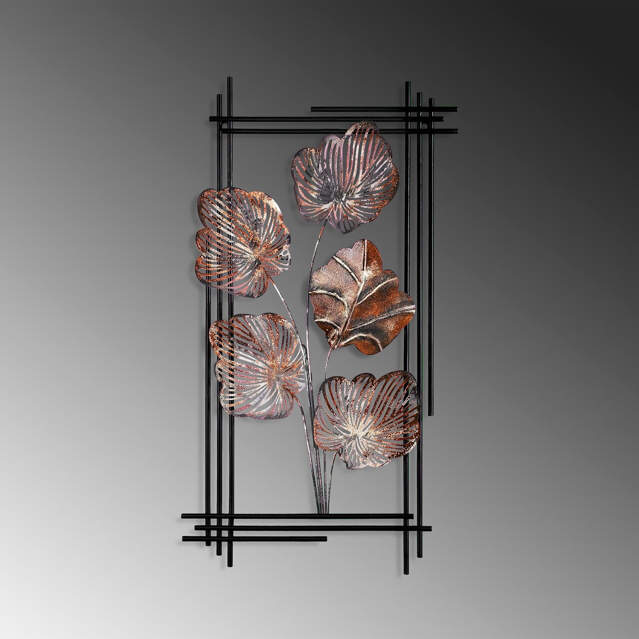 Decoratiune de perete, Daiyu 3, Dimensiuni: 48 x 87 x 4 cm, Multicolor - view 4
