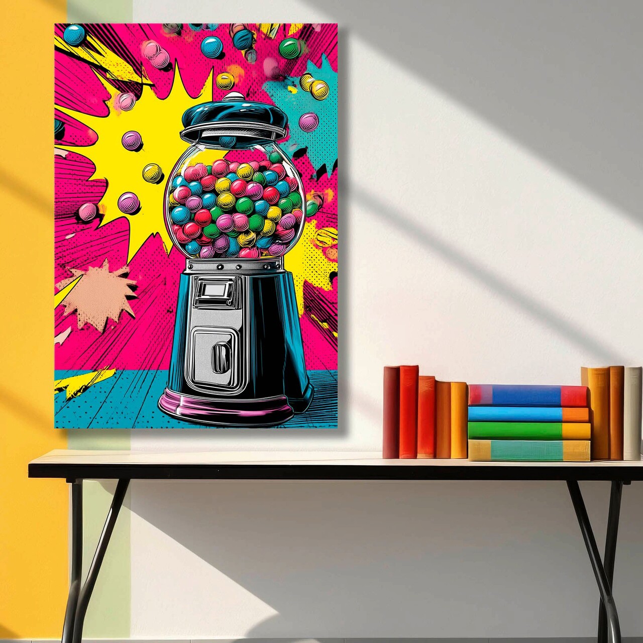 Tablou decorativ, BSRPOPC-009, Lemn, Multicolor - view 2