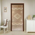 Perdea decorativa pentru usa Rhombus, Maximex, 90x200 cm, lemn/bambus, multicolor