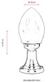 Lampa de exterior, Avonni, 685AVN1341, Plastic ABS, Negru