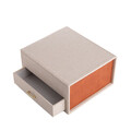Cutie pentru bijuterii Linas, 18x16x9.5 cm, plastic, ecru
