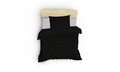 Lenjerie de pat pentru o persoana (DE), Elegant - Black, Cotton Box, Bumbac Satinat