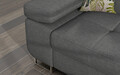 Coltar extensibil dreapta 4 locuri ELTAP, Armd-12, Armando, 289x203x85 cm, lemn/poliester, gri/verde
