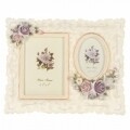 Rama foto Romantic Roses, InArt, 19 x 24 cm, polirasina, bej/lila