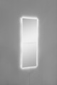 Oglinda cu Iluminare Led, Mirrorland, Rectangular, Oglindă indestructibilă cu obturator, Alb