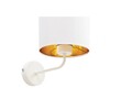 Aplica de perete ELTAP, Vespillo, 26x18x24 cm, 1xE27, 15W, otel/PVC, alb/auriu