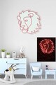 Decoratiune luminoasa LED, Lion, Benzi flexibile de neon, DC 12 V, Rosu