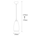 Candelabru, Opviq, Smoked - 040, E27, 60 W, metal/sticla