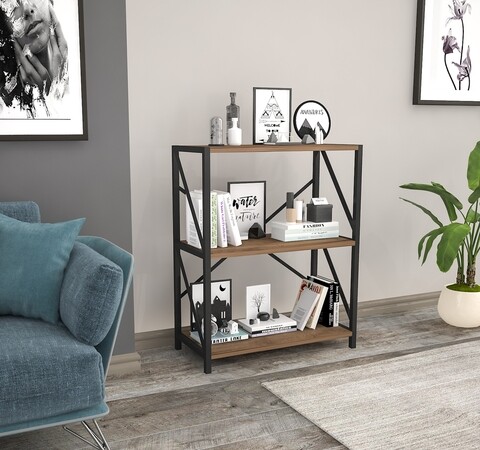 Biblioteca rf.004.004.128, gauge concept, 64x30x70 cm, pal, maro deschis