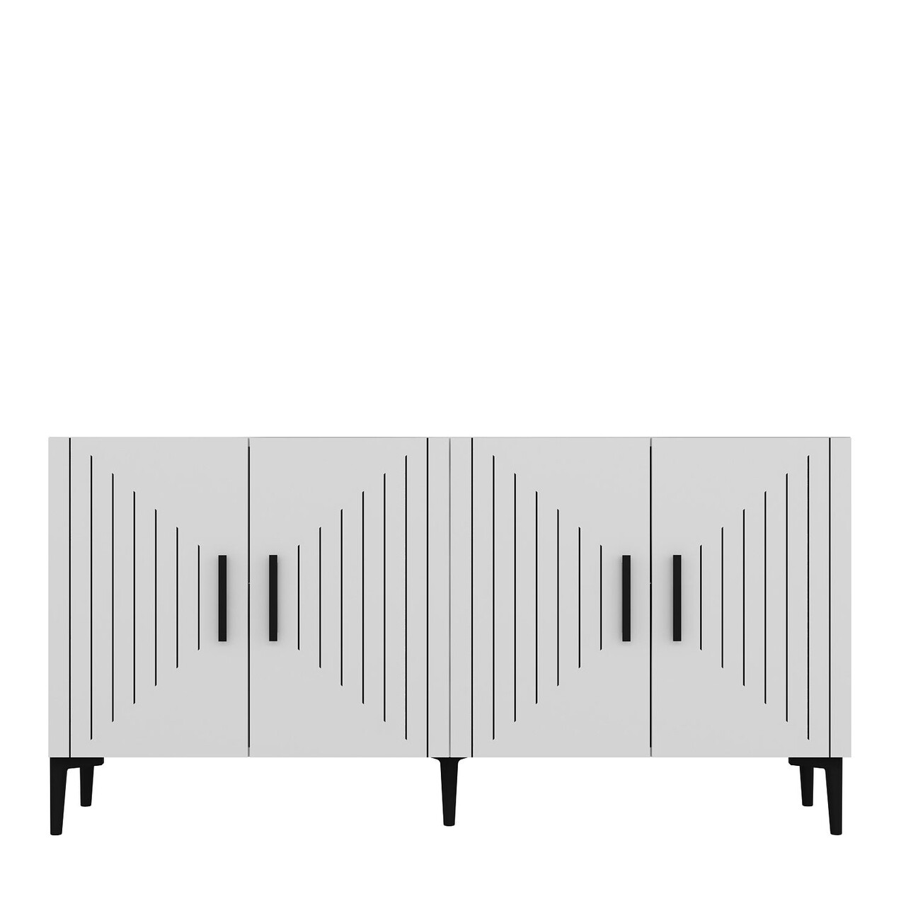 Consola, Hanah Home, Poyraz, 150x75x35 cm, PAL , Alb - view 3