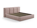 Tablie de pat 200 cm, Micadoni Home, Darren-201, tesatura structurata chenille, roz melange