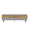Comoda TV, Inarch, Sign, Gri / Stejar