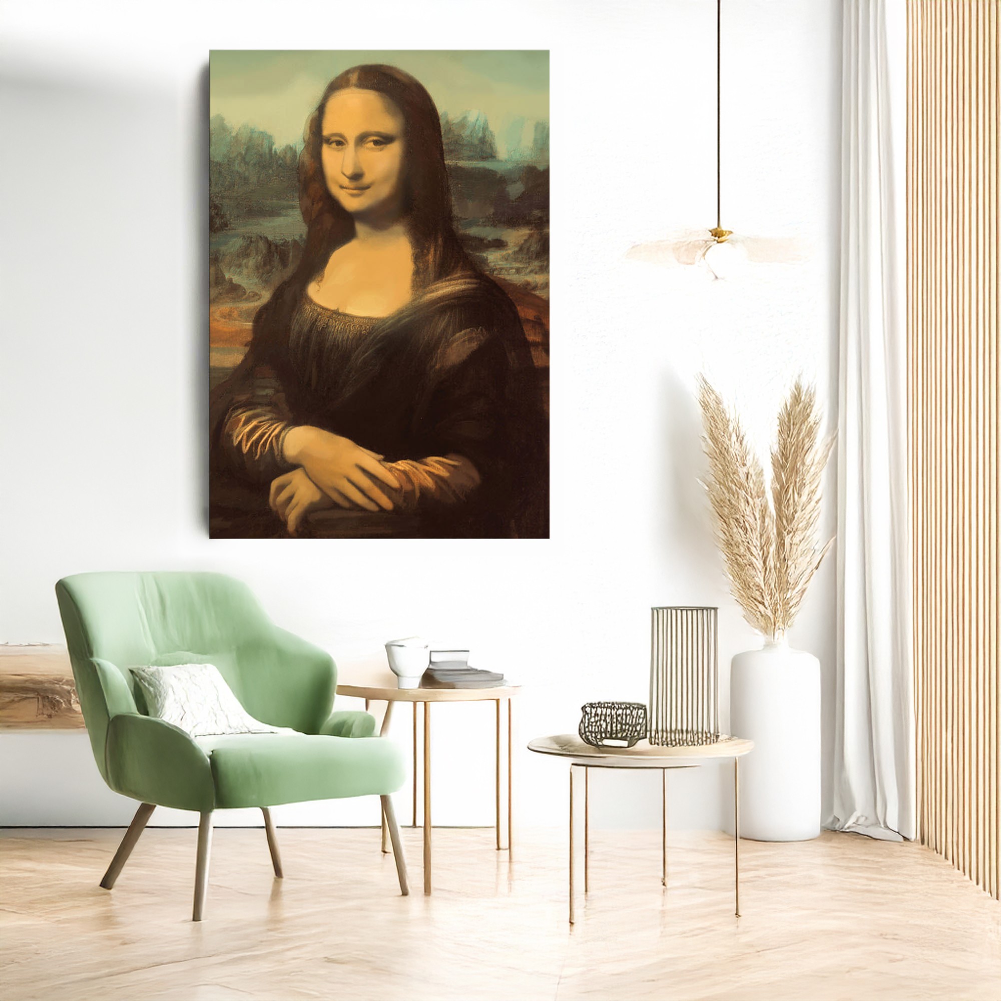 Tablou decorativ, BAS-YAP-1041, Dimensiune: 60 x 90 cm, Multicolor