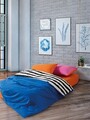 Lenjerie de pat dubla, Dusk - Blue, Cozy Home, Bumbac Ranforce