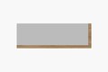 Oglinda decorativa, Siam, Lariya, 40x120x2.2 cm, MDF , Alb / Natural