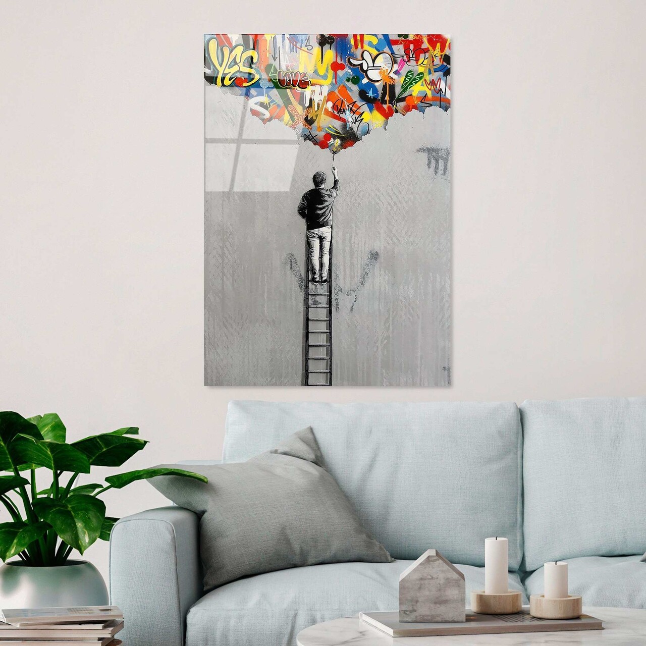 Tablou decorativ, UV-730 70 x 100, 70 x 100 cm, Multicolor - view 3