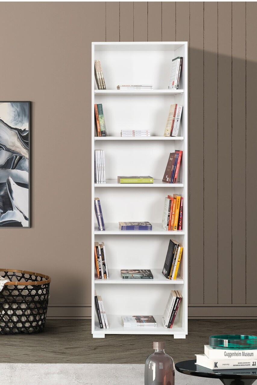 Corp biblioteca Hanah Home Evm 8124 60x187x30 cm PAL Alb