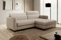 Coltar extensibil dreapta 3 locuri ELTAP, RT-18RAQ, Gomsi, 228x165x100 cm, lemn/poliester, bej