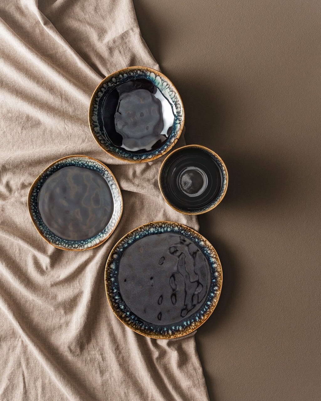 Serviciu de masa, Keramika, 275KRM2187, Ceramica , Farfurie intinsa 25 cm, Maro