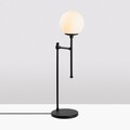 Lampa de masa, Step - 13073, Fulgor, 18 x 24 x 55 cm, 1 x E14, 40W, negru