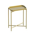 Masuta de cafea, Cerritos, Shb-009-A, 26x56x40 cm, Metal, Auriu