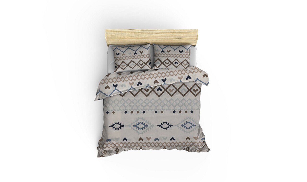 Lenjerie de pat dubla, Afra, Life Style, 50% bumbac / 50% poliester - 1 | YEO