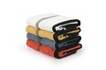 Set prosoape de baie 4 piese, Cotton Box, JAKARLI HAVLU SETI ROAD ASORTI-1, Bumbac, Ecru / Galben / Albastru / Roșu țiglă