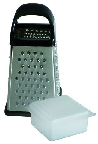 Razatoare 4 fete cu recipient allora, domotti, 25.5 cm, inox