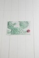 Covoras de baie, Chilai, Green DJT, 40x60 cm
