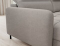 Coltar extensibil stanga 4 locuri ELTAP, LT-03RAQ, Berrto, 306x165x100 cm, lemn/poliester, gri