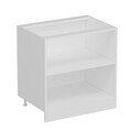 Dulap pentru bucatarie, Hanah Home, Minar, 80x87x58 cm, Alb / Antracit