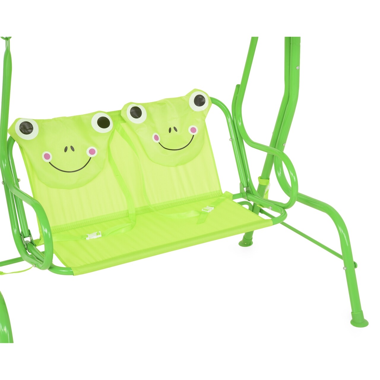 Leagan pentru copii, Frog, 115 x 75 x 110 cm, verde - imagine 12