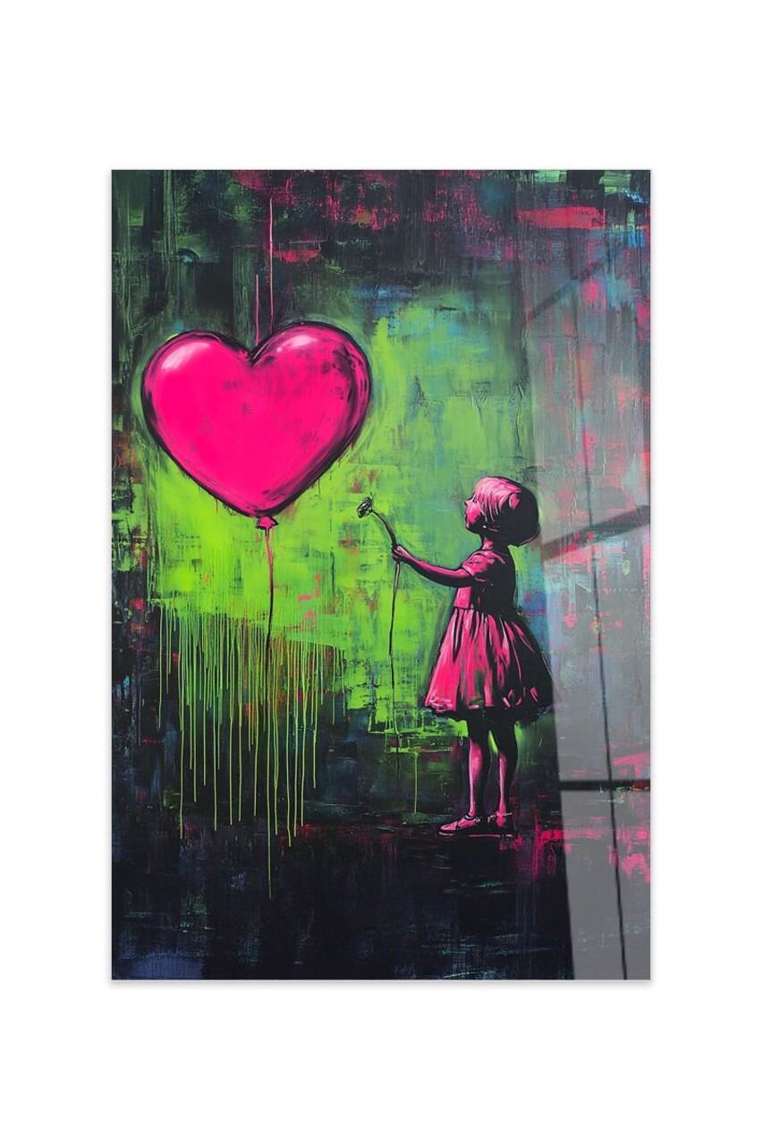 Tablou decorativ, Hhlneon0036, 70 x 100 cm, Multicolor - view 2