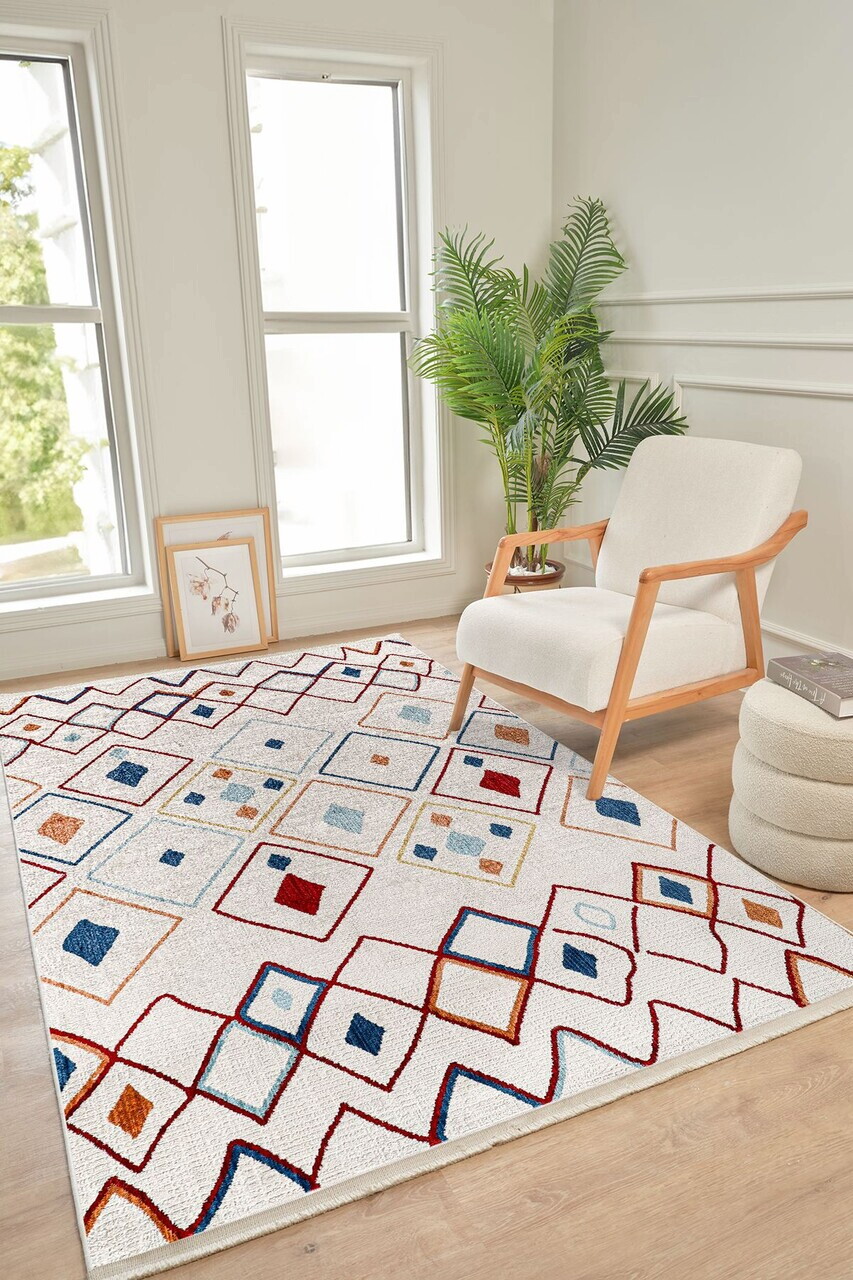 Covor, Colorıum Co009, 160x230 cm, Poliester, Multicolor