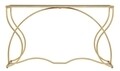 Consola Sunshine, Mauro Ferretti, 130x40x75 cm, fier, auriu