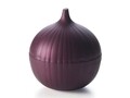 Recipient cu agatatoare pentru depozitat ceapa taiata in frigider, Onion, Excelsa, 10x12 cm