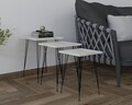 Masute, Puqa Design, Mali, PAL, Negru / Cyrstal