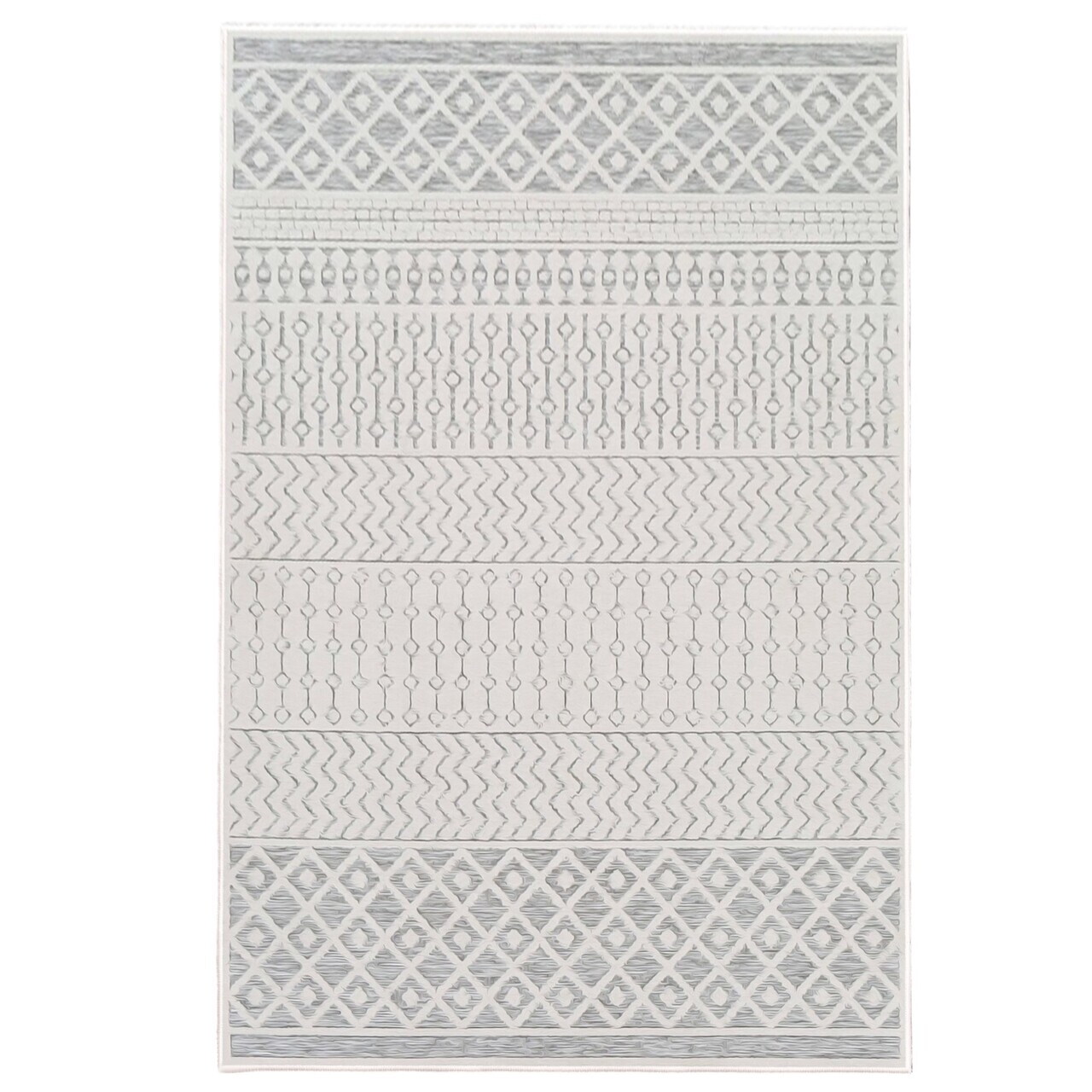 Covor, Woobtny0179, 160x230 cm, Gri — imaginea 7