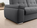 Coltar extensibil dreapta 3 locuri ELTAP, RT-06SO, Sado, 272x192x95 cm, lemn/poliester, gri inchis