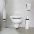 Suport role rezerva hartie igienica, Brabantia, Profile White, 15.5x14x38.3 cm, otel, alb