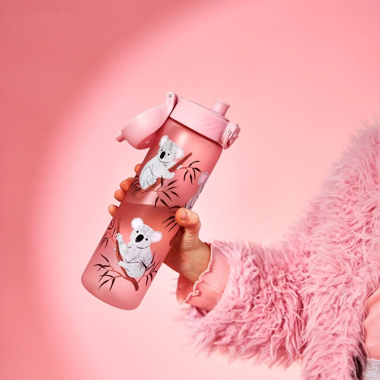 Sticla apa pentru copii Slim, recyclon, 500ml, Koala - Ion8 - imagine 5