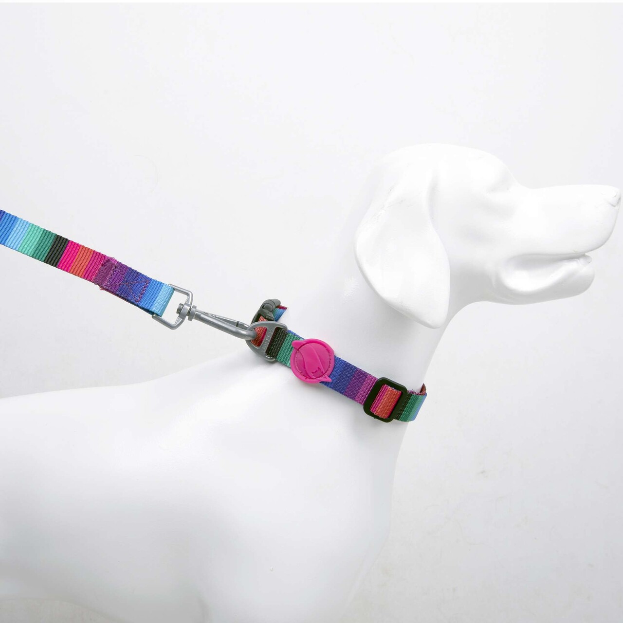 Lesă pentru câini, Paws &amp; Whiskers, Wave Small, Poliester, Multicolor - imagine 2